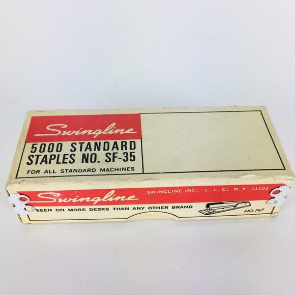Vtg Staples Hansen Blue-Line Swingline SF-35 Cascade H1-C101 Swingline C… - Picture 10 of 12